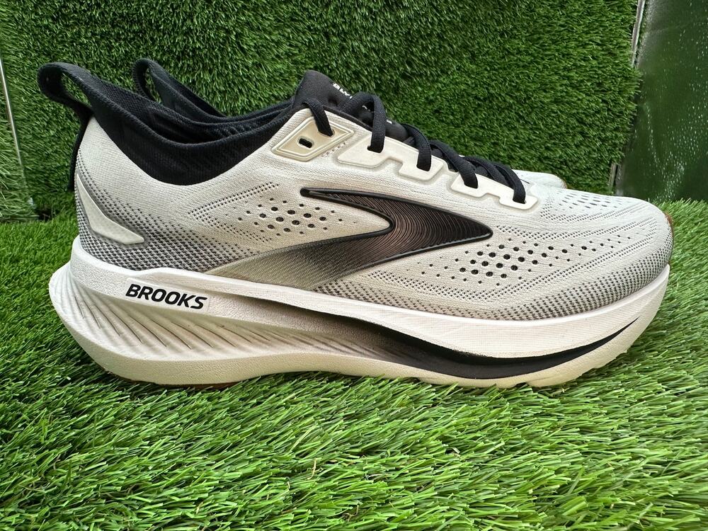 Brooks Glycerin 23 1104761D187 Athletic Sneaker Men's 9.5D White Knit Running